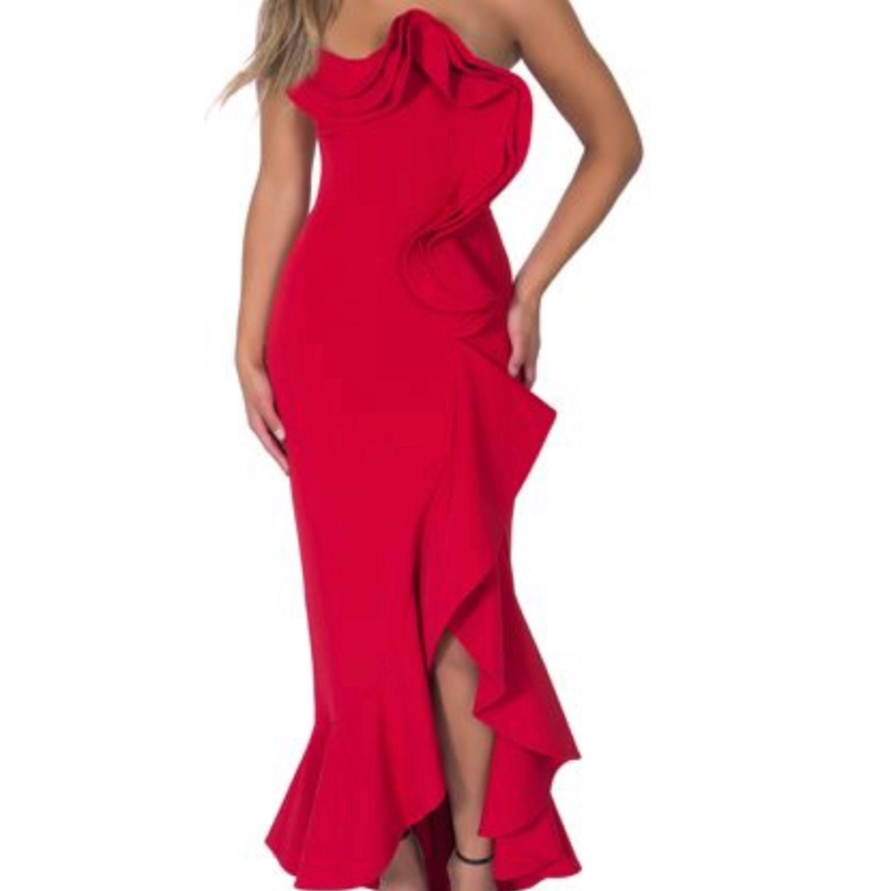 Posh Couture NWT Ruffle dress